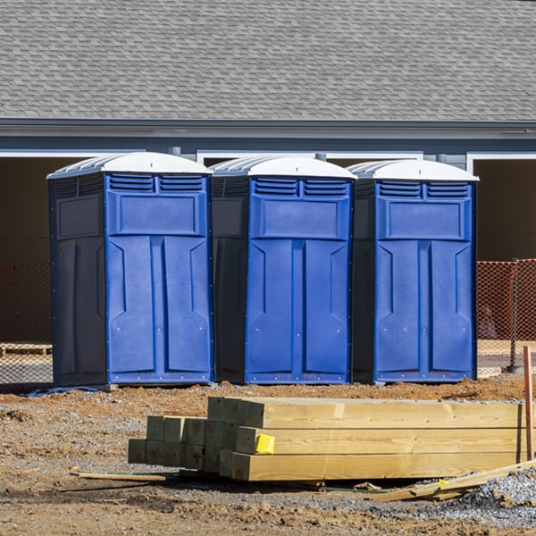 how can i report damages or issues with the porta potties during my rental period in Weed CA